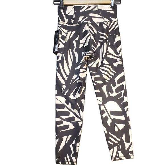 Kinesis High Rise Abstract Leggings Size XS Yoga Athleisure - Picture 2 of 12